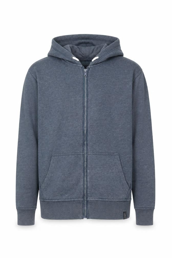 Criminal Men's Blue Full Zip Hoodie S