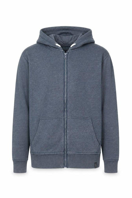 Criminal Men's Blue Full Zip Hoodie S