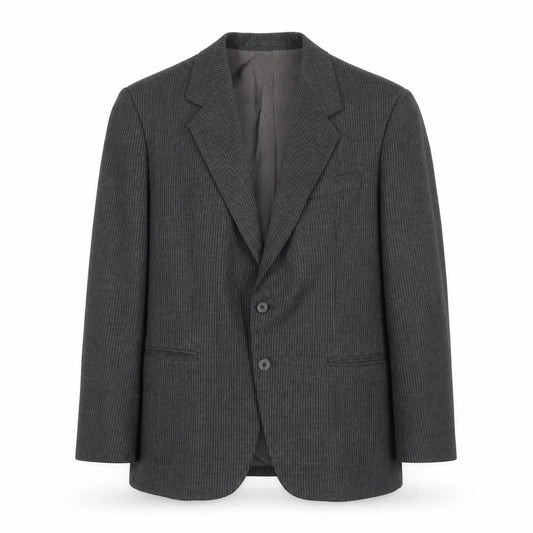 C&A Men's Grey Pinstripe Blazer 42 Regular Fit