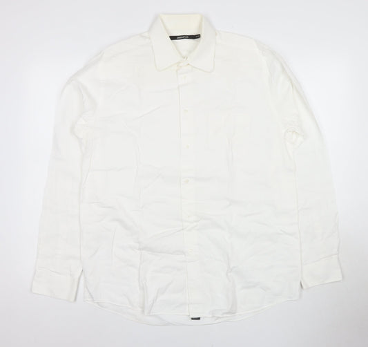 JODHPUR Men's White Dress Shirt - Size 41/42