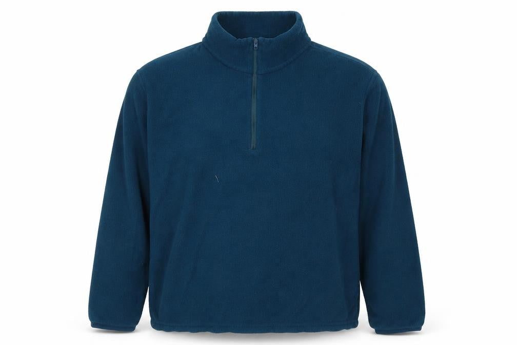 Uniqlo Men's Blue Fleece Pullover Sweatshirt S
