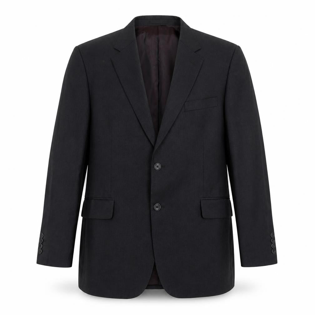 Chester Barrie Men's Black Wool Suit Jacket 42S Formal