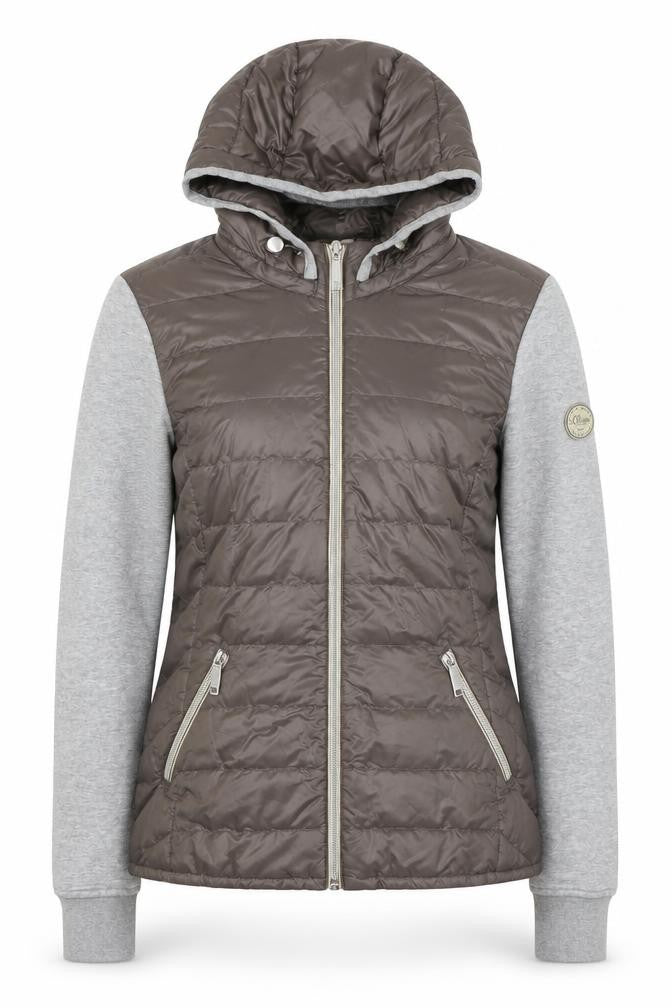 s.Oliver Women's Grey Puffer Jacket Size 10