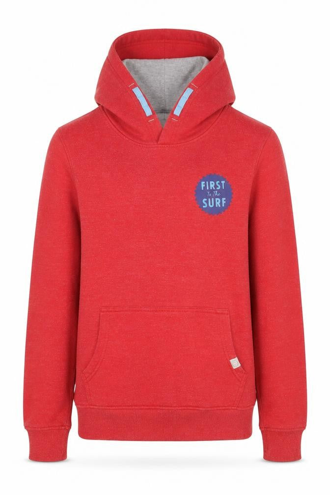 Saltrock Boys Red Pullover Hoodie 11/12 Graphic Print