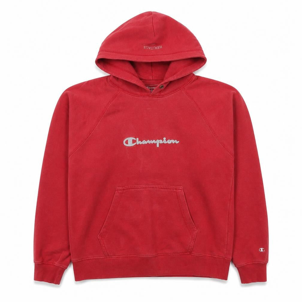 Champion Unisex Red Small Pullover Hoodie