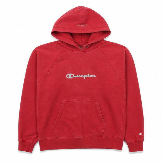 Champion Unisex Red Small Pullover Hoodie