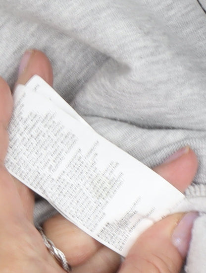 Brand and care label for Puma Men's Grey Pullover Sweatshirt M