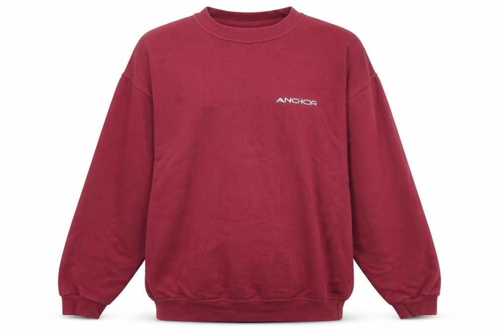 Uneek Men's Red Pullover Sweatshirt XL Logo