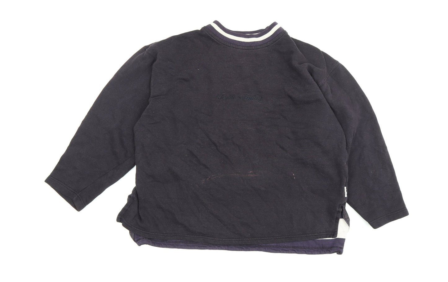 Olympus Unisex Black Medium Pullover Sweatshirt