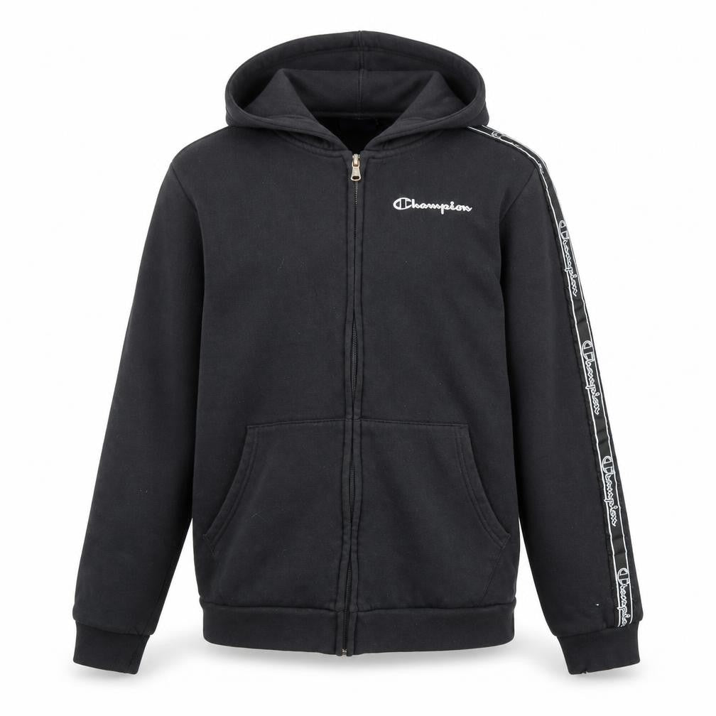 Champion Boys Black XL Full Zip Hoodie