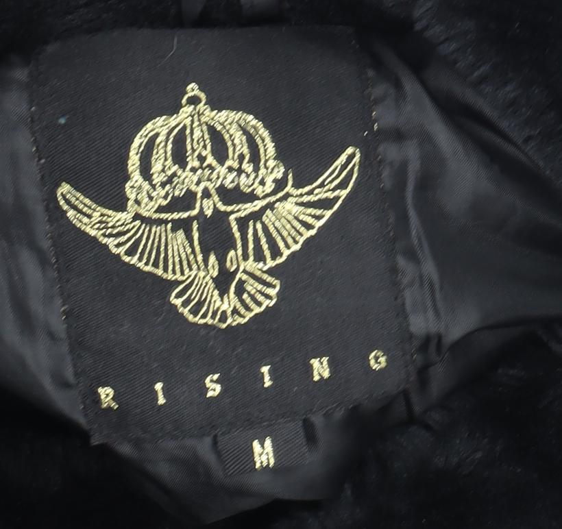 Rising Women's Black Puffer Jacket M with Hood
