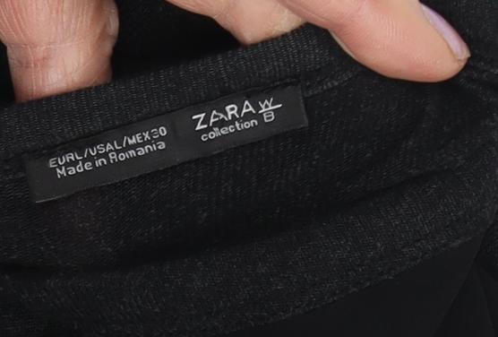 Zara Women's Black Tunic Blouse Size 2