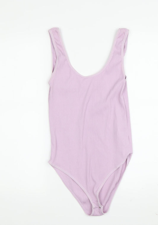 Stradivarius Women's Pink Bodysuit L