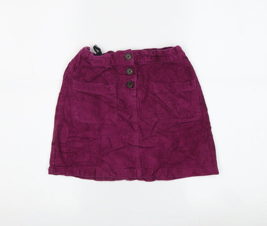 John Lewis Girls Pink Corduroy Skirt, 8 Years, Cotton