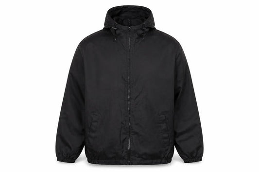 Cotton Traders Men's Black Windbreaker Jacket L