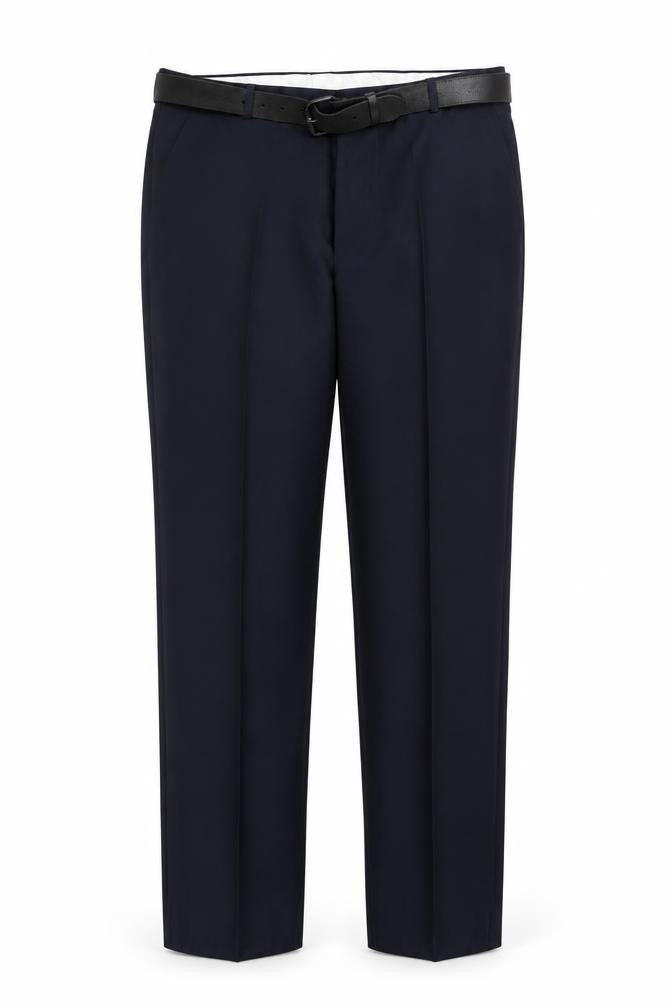 Chums Men's Black Dress Pants, Regular Fit, Size 40