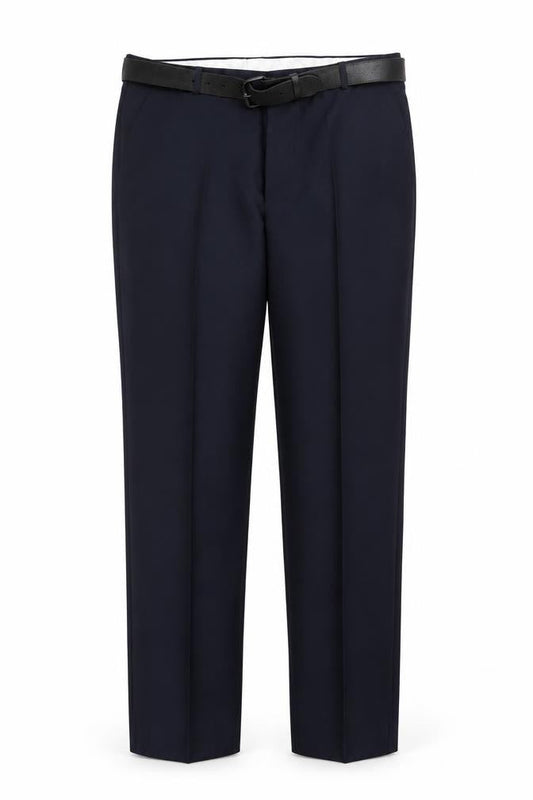 Chums Men's Black Dress Pants, Regular Fit, Size 40