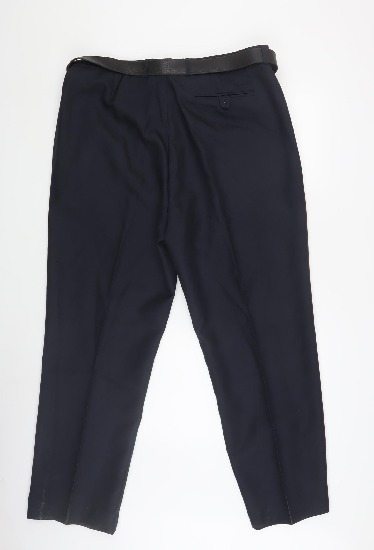 Chums Men's Black Dress Pants, Regular Fit, Size 40