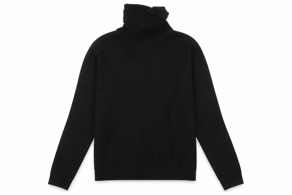 MNG Women's Black Roll Neck Pullover Jumper - Size M