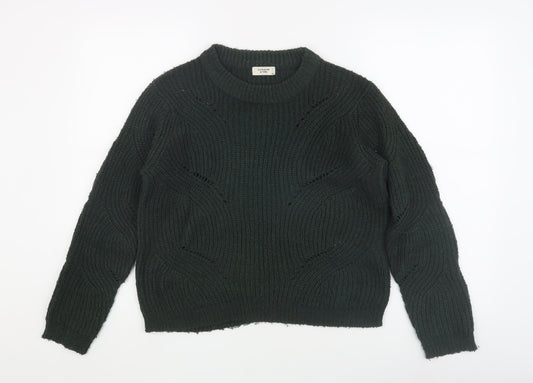 Jacqueline de Yong Women's Green Pullover, XS