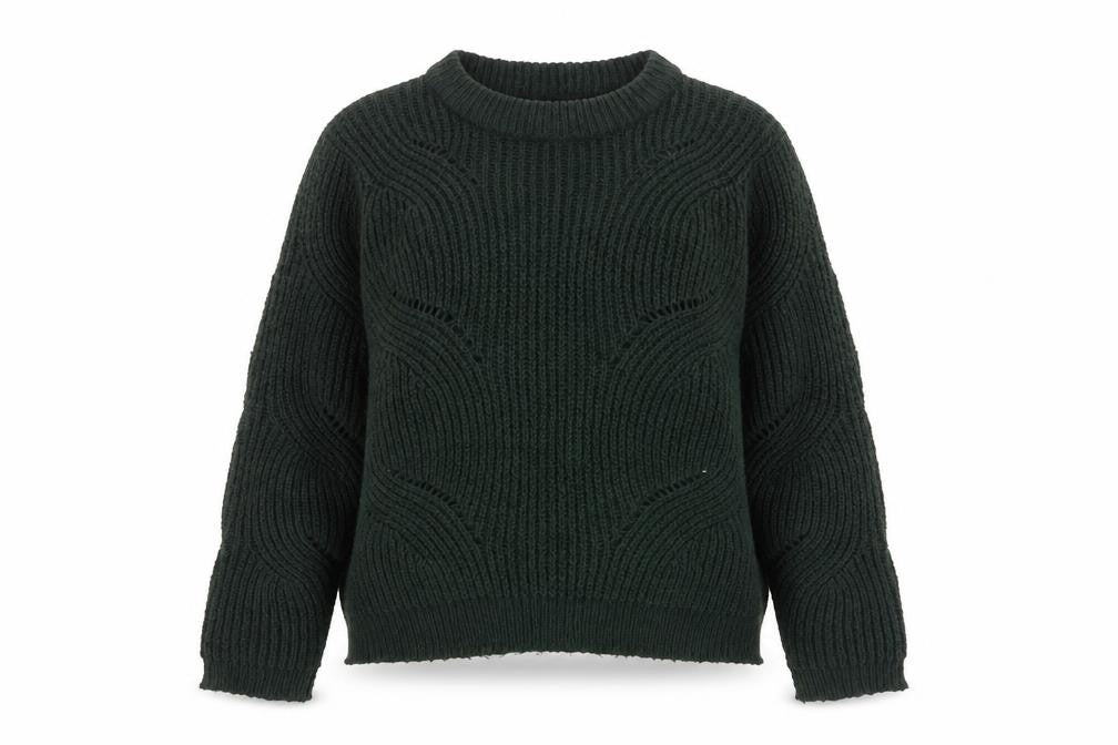 Jacqueline de Yong Women's Green Pullover, XS