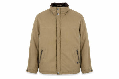Frank Eden Men's Brown Bomber Jacket, Size 42