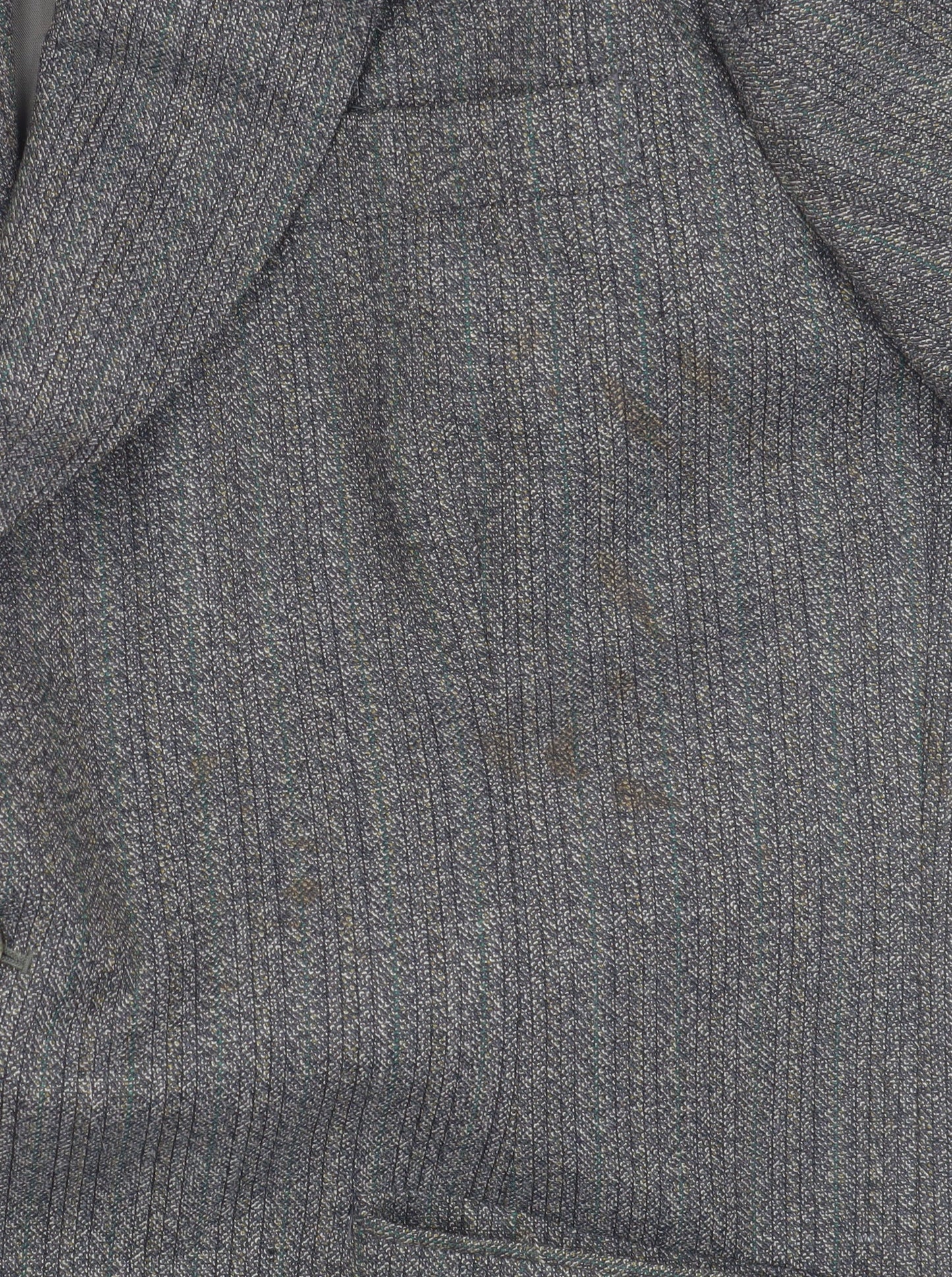 Dunn & Co Men's Grey Tweed Blazer, Size 43R, Herringbone