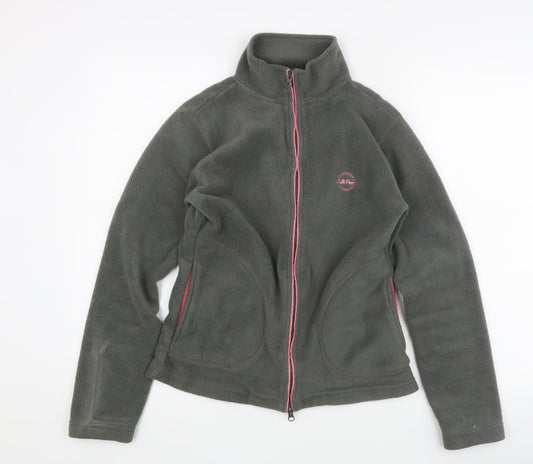 Chilli Pepper Women's Grey Fleece Jacket, Size 1, Full Zip