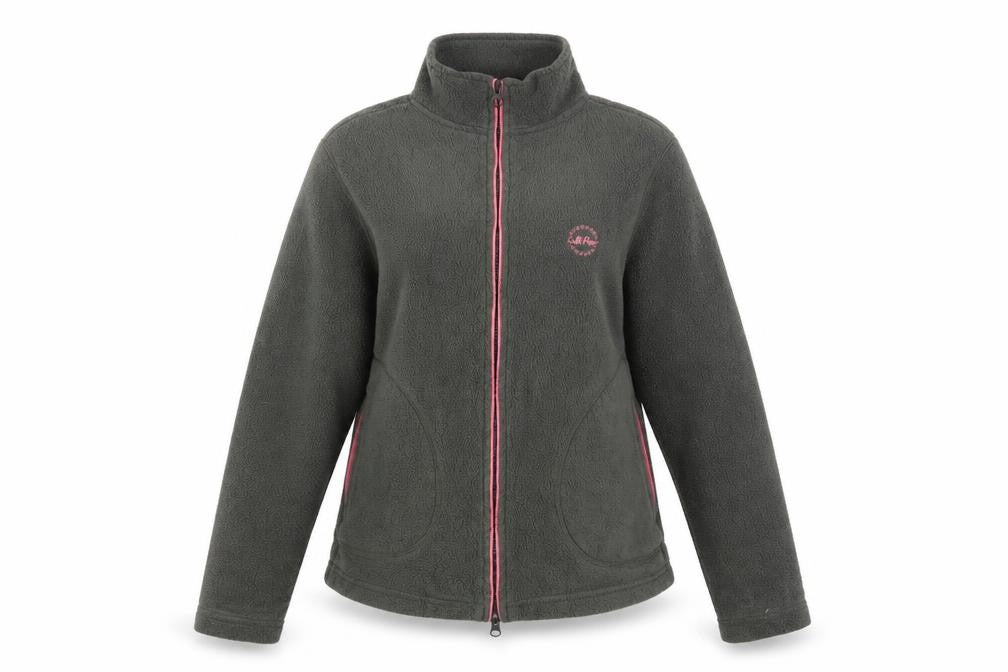 Chilli Pepper Women's Grey Fleece Jacket, Size 1, Full Zip