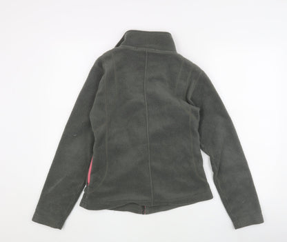 Chilli Pepper Women's Grey Fleece Jacket, Size 1, Full Zip