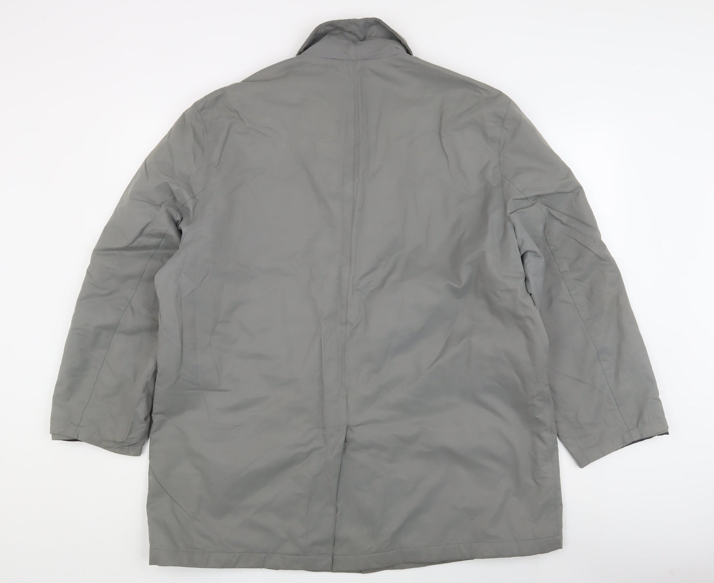 Next Men's Grey Overcoat - Size L, Formal Wear