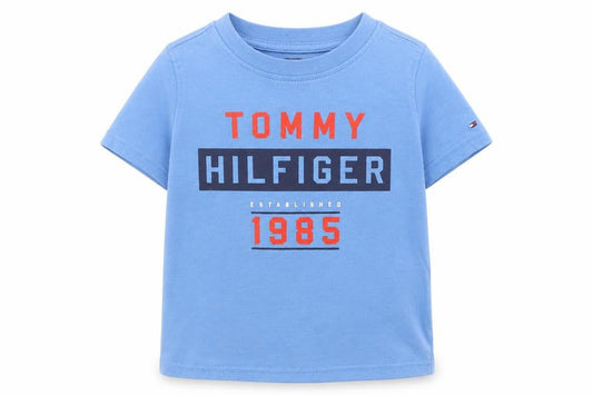 Tommy Hilfiger Blue Unisex Toddler T-Shirt 36M Pullover