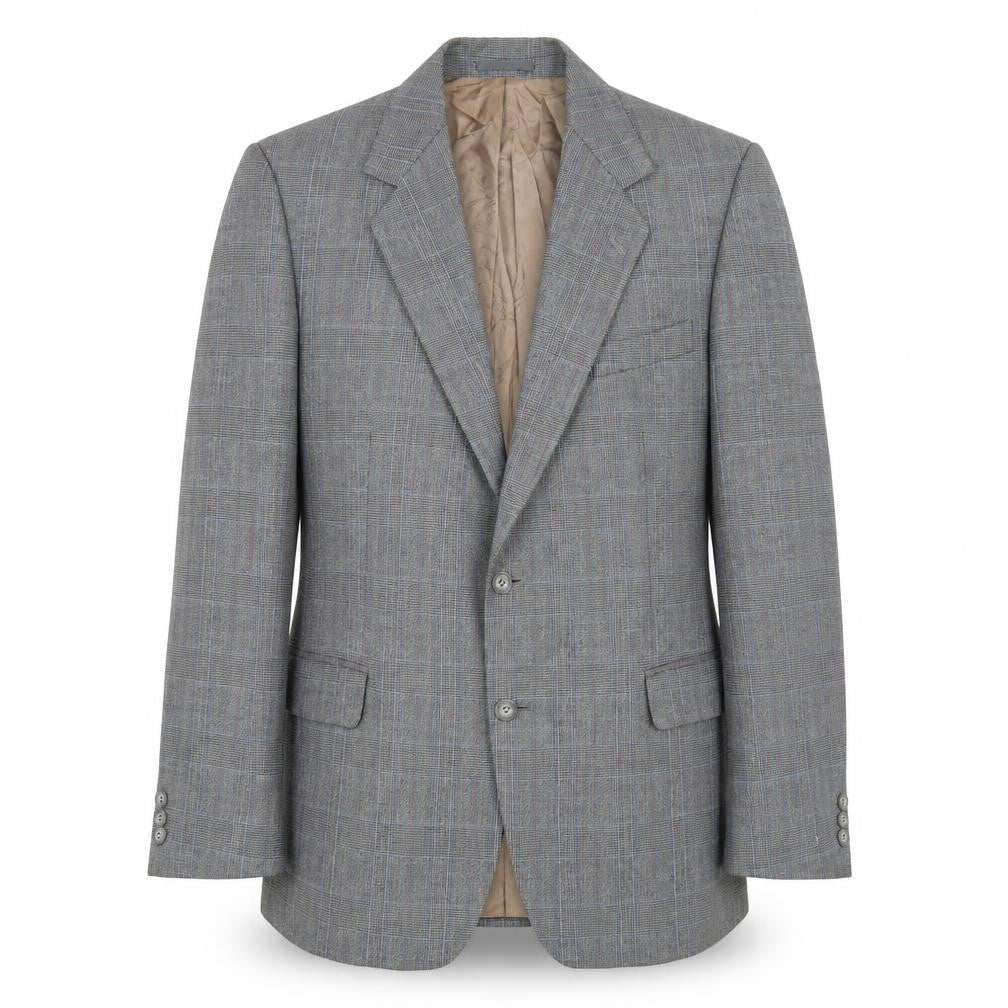 Magee Men's Grey Check Suit Jacket, 42R