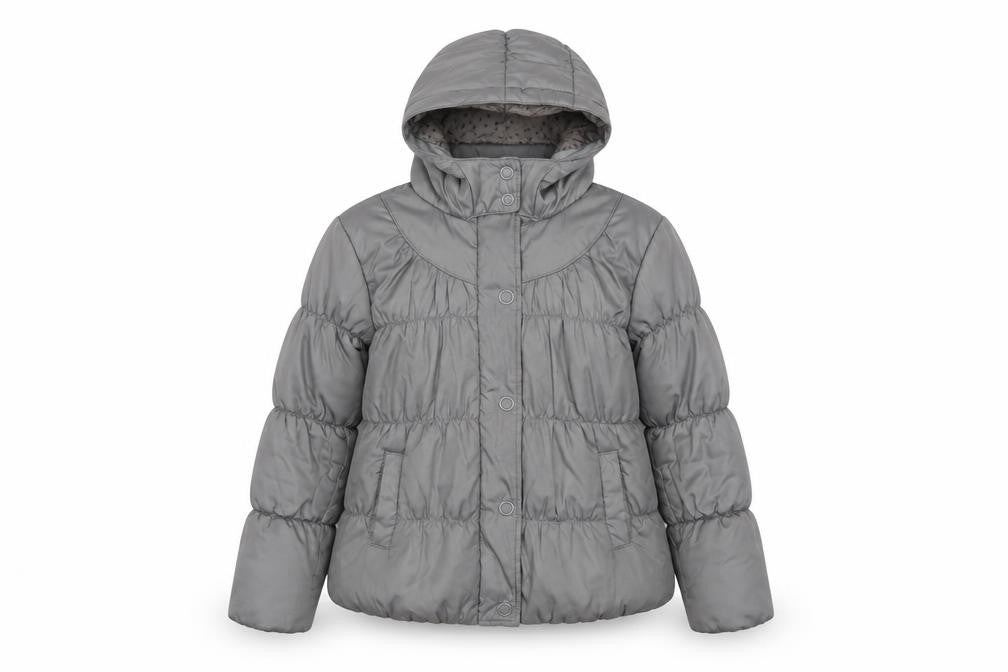 Marks & Spencer Girls Grey Puffer Jacket 11-12 Years