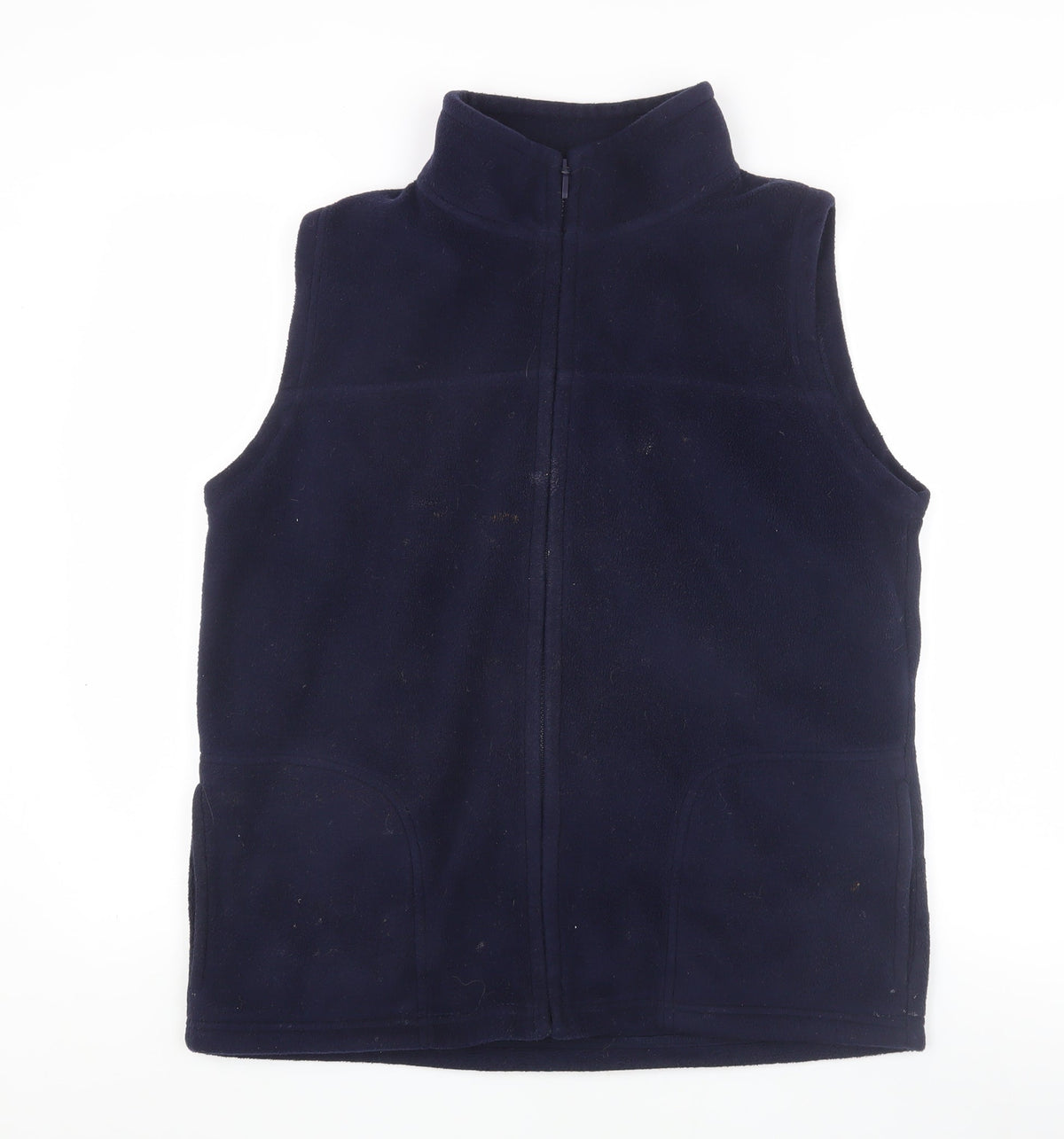EWM Women's Blue Fleece Waistcoat M Sleeveless Casual