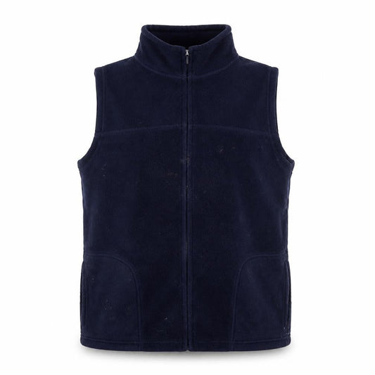 EWM Women's Blue Fleece Waistcoat M Sleeveless Casual