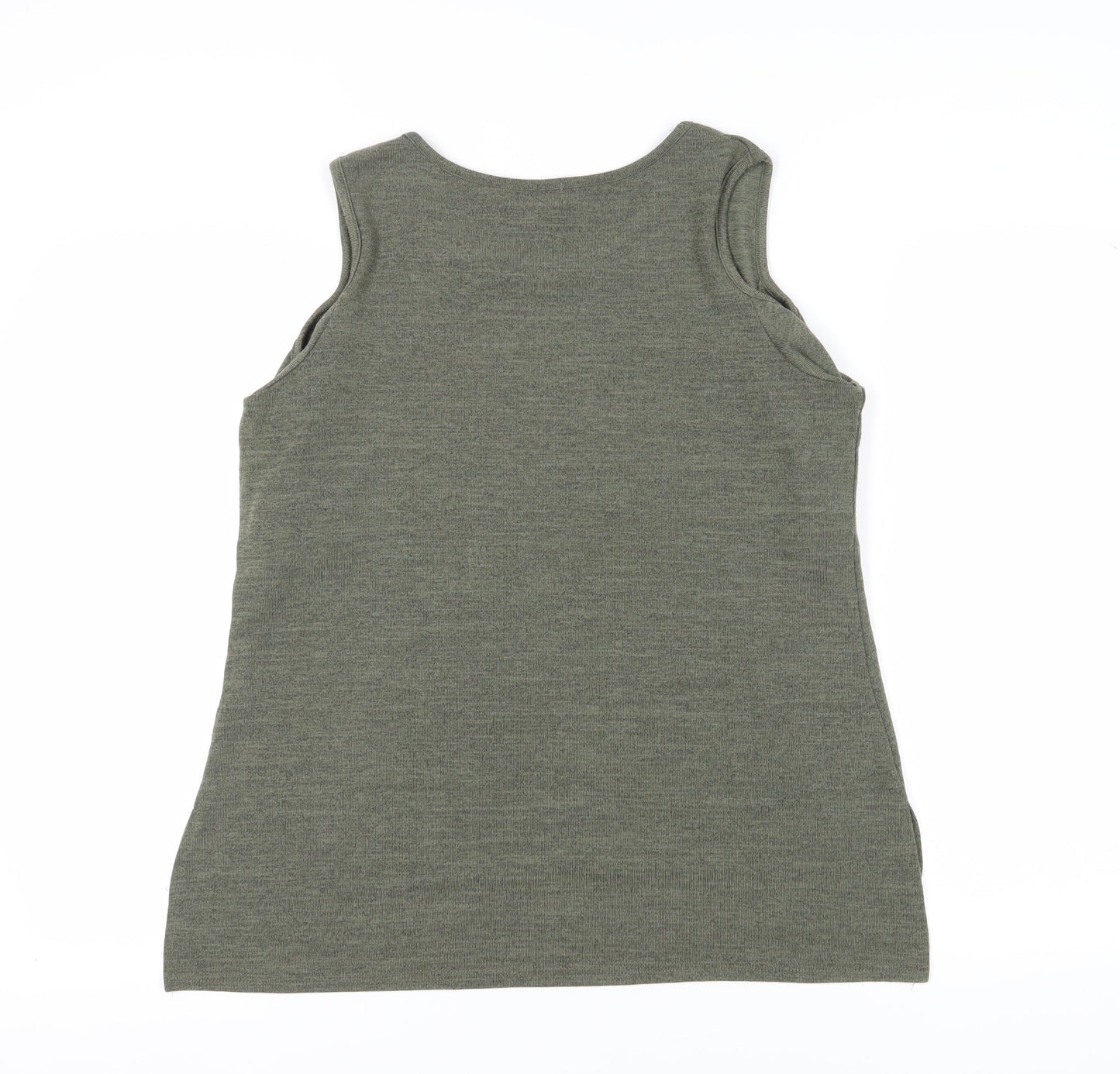 Apricot Women's Green Sleeveless Basic Tank Top