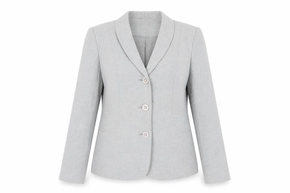 Eastex Women's Grey Suit Jacket, Size 12