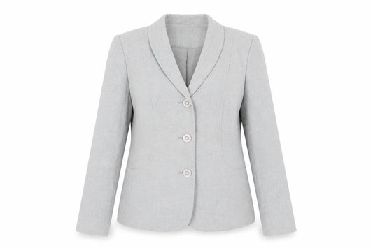 Eastex Women's Grey Suit Jacket, Size 12