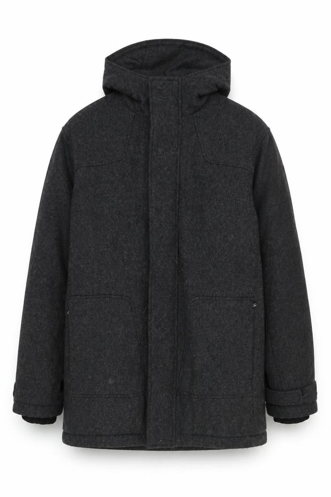 Ben Sherman Men's Hooded Wool Blend Coat Size Small
