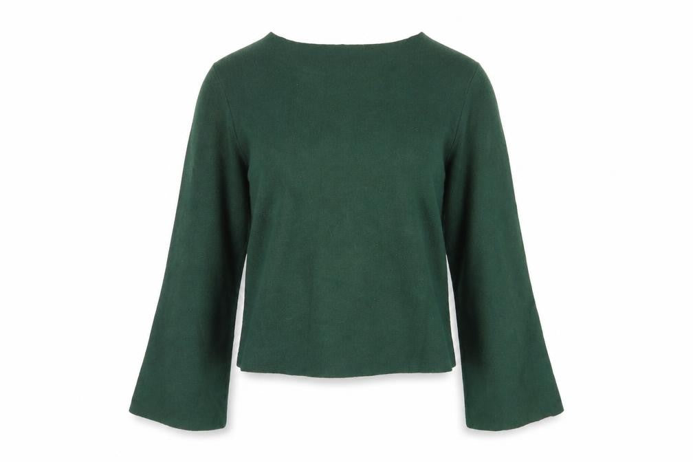 Oasis Women's Green Pullover Jumper S
