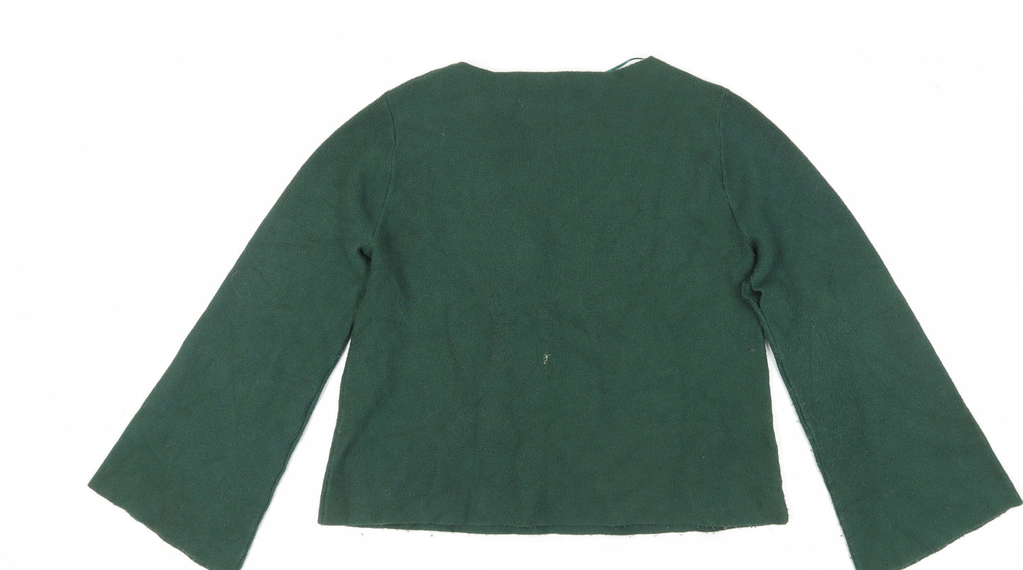 Oasis Women's Green Pullover Jumper S
