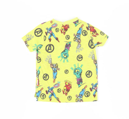 Preloved Marvel Boys Multicoloured 2-3 Years Avengers T-Shirt - Back