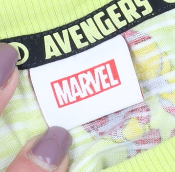 Preloved Marvel Boys Multicoloured 2-3 Years Avengers T-Shirt - Detail