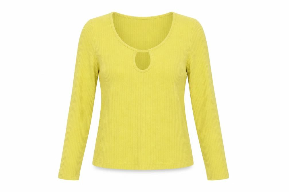 New Look Women's Yellow Pullover Jumper Size 12
