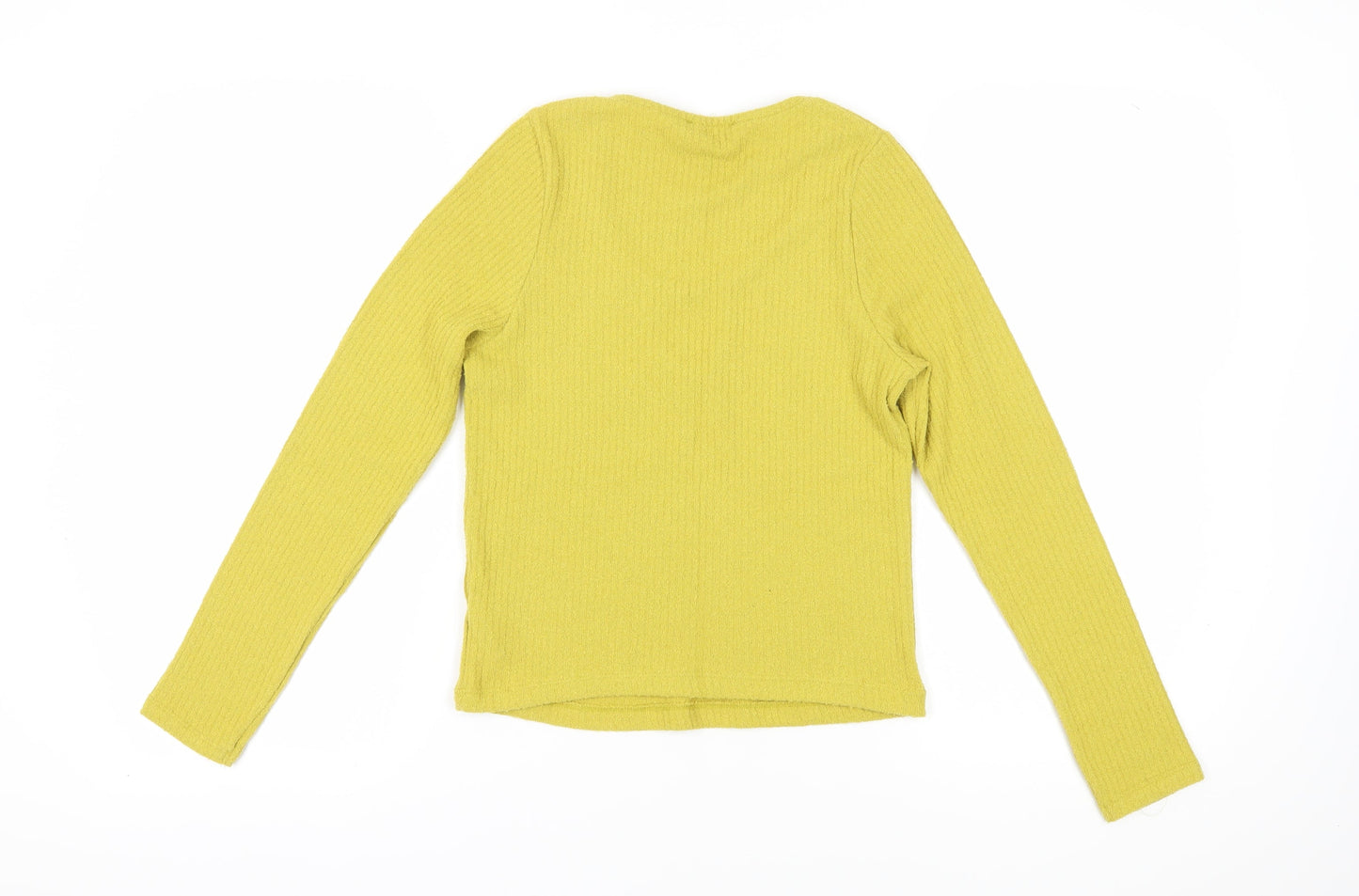 New Look Women's Yellow Pullover Jumper Size 12