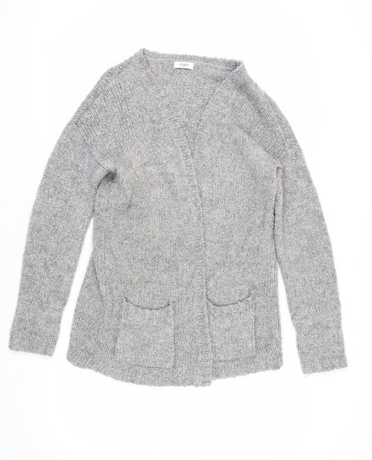 Jacqueline de Yong Women's Grey Cardigan V-Neck L