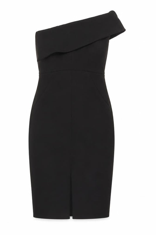 Whistles Women's Black Sheath Dress Size 8, Off Shoulder