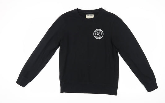 Jack & Jones Men's Black Pullover Sweatshirt S
