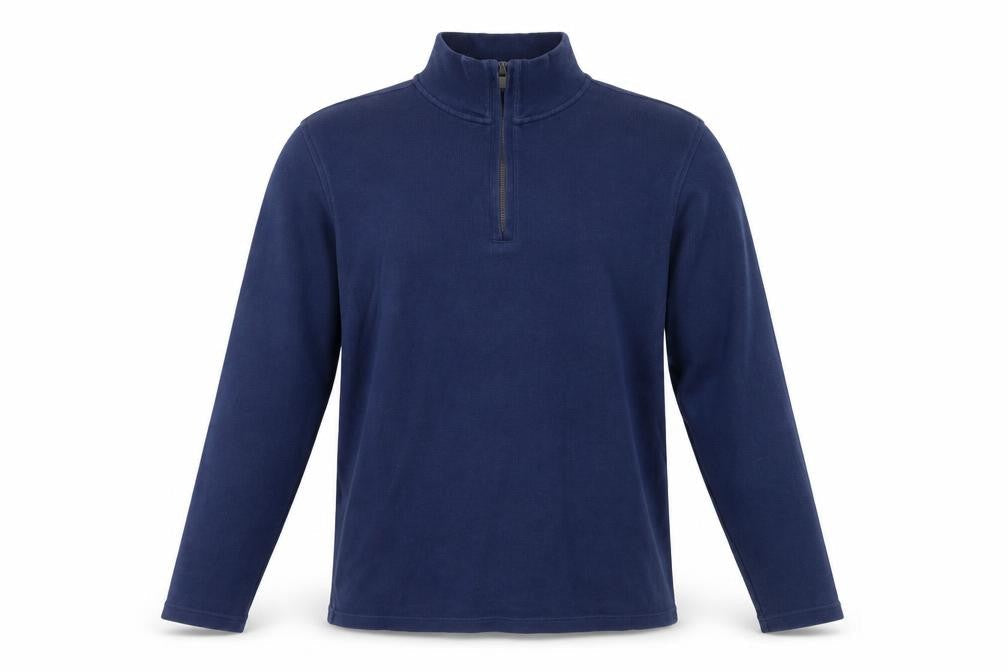 Banana Republic Men's Blue 1/4 Zip Pullover Sweatshirt L